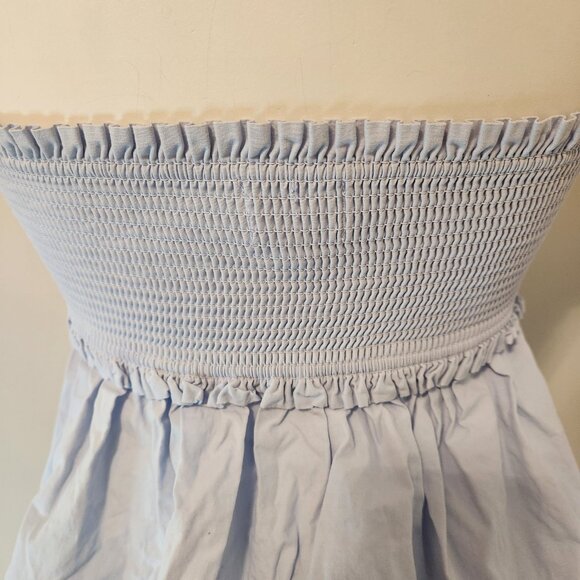 baby blue babydoll dress with puffy sleeves from aritzia - Picture 4 of 5